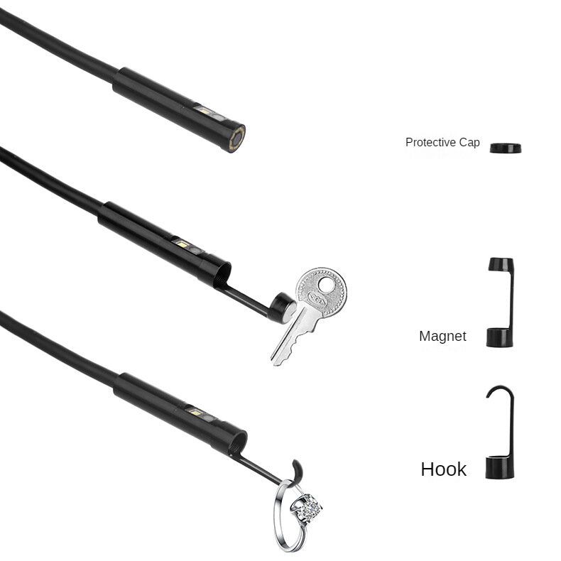 AN100 3IN1 Endoscope Dual Lens For Car Camera IP68 3IN1