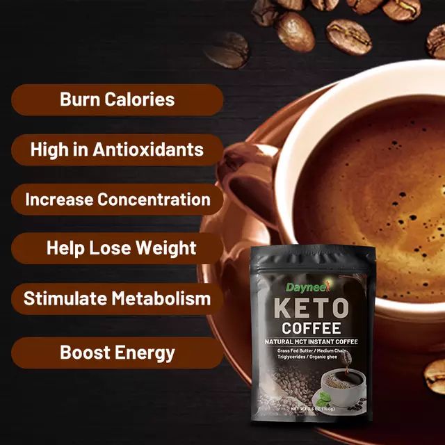 Keto Coffee With MCT For Mental Alert, Energy Boost & Brain Power