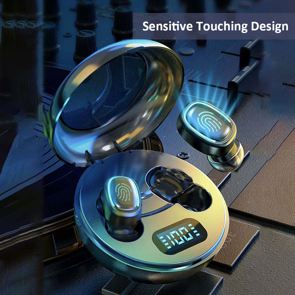 A10 BT Connected Headset Headphone Earphone Earmuff LEDs