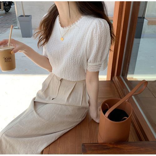 Satin Blouse Temperament Sexy Niche Foreign Style Blouse