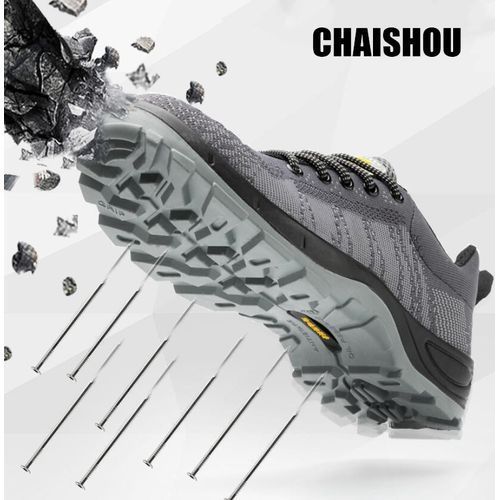 Men Work Sneakers Anti-smashing Anti-piercing Safety Boots