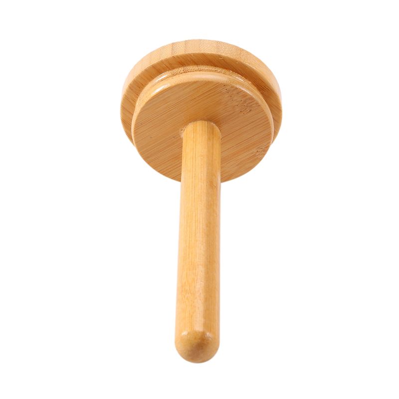 Wooden Yarn Holder Revolving Rack Vertical Yarn Storage Tissue Holder Wool Ball Holder Yarn Winder for Crochet Knitting