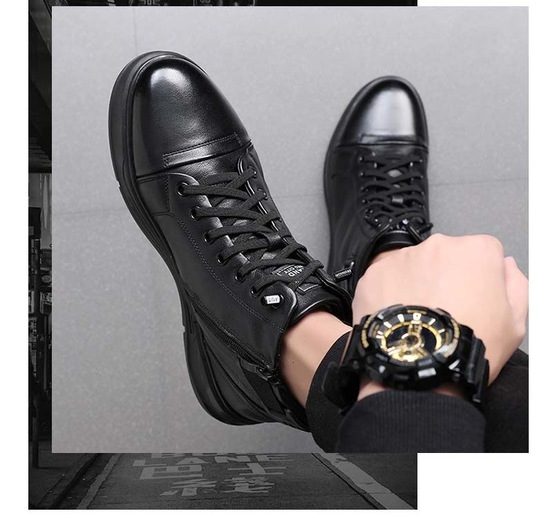 Fashion Men Outdoor Martin Boots Casual Ankle Boots