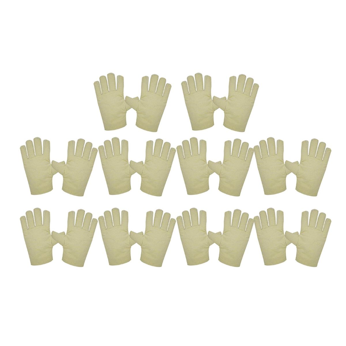 Canvas Gloves Thick Double-layer Protective Gloves Wear-resistant Anti-skid Work Gloves Mechanical Handling Protection Labor Insurance Supplies