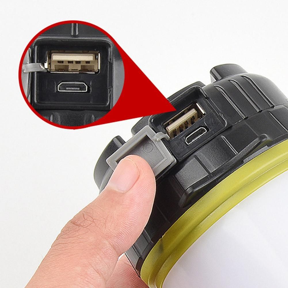 Portable Rechargeable LED Camping Light Working Light Outdoor Tent Light Handheld Light Waterproof Search Light