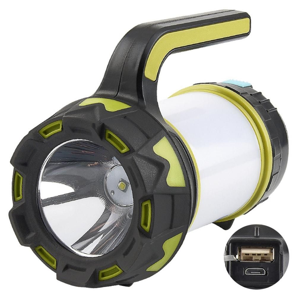 Portable Rechargeable LED Camping Light Working Light Outdoor Tent Light Handheld Light Waterproof Search Light