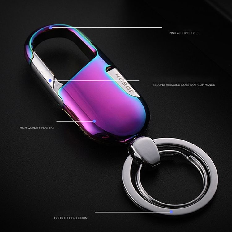 JOBON ZB-176 Car Keychain Men Waist Hanging Key Chain Pendant(Colorful)