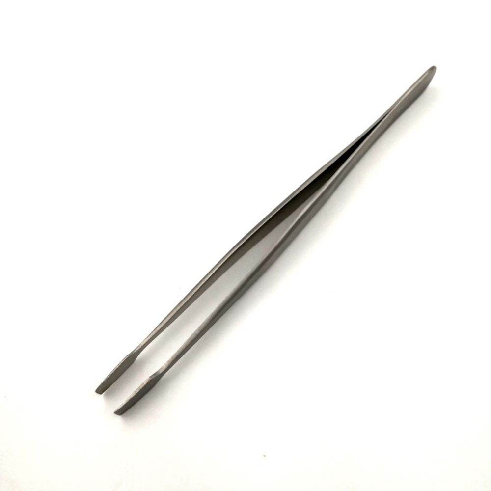 34A-SA Flat Wide Tweezers For Laboratory Medical Clamping Stamp Electronic Industry Tools
