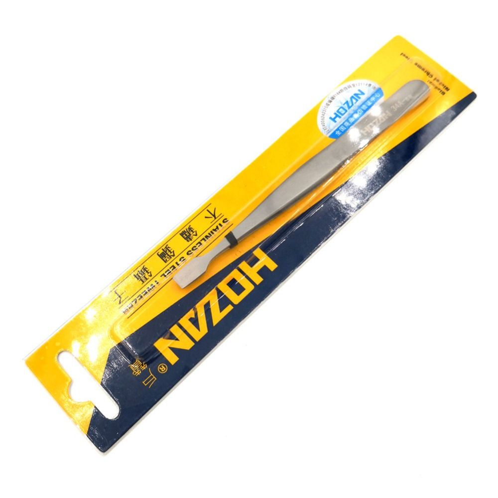 34A-SA Flat Wide Tweezers For Laboratory Medical Clamping Stamp Electronic Industry Tools