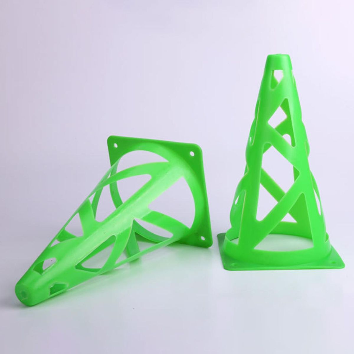 Training Cone Smooth Edge 23cm Soccer Barrier Cone Green