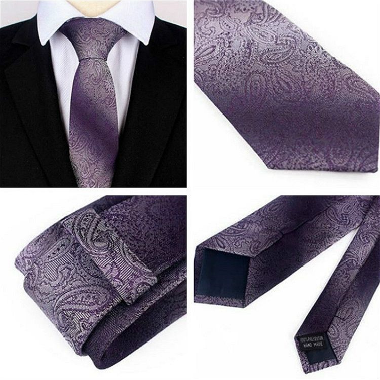Gradient Cashew Flower Jacquard Business Bow Tie For Men