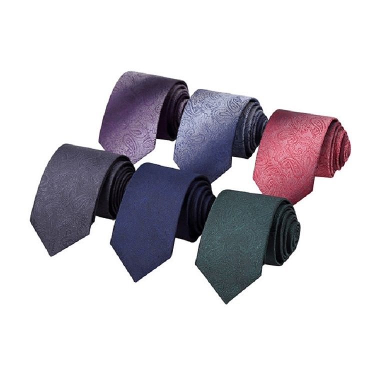Gradient Cashew Flower Jacquard Business Bow Tie For Men