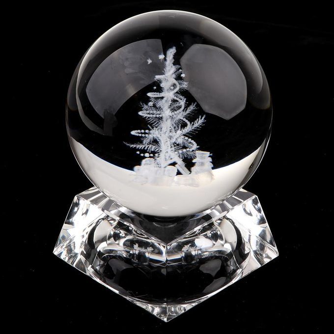 Different Style Clear Glass Crystal Ball Project Photography Props