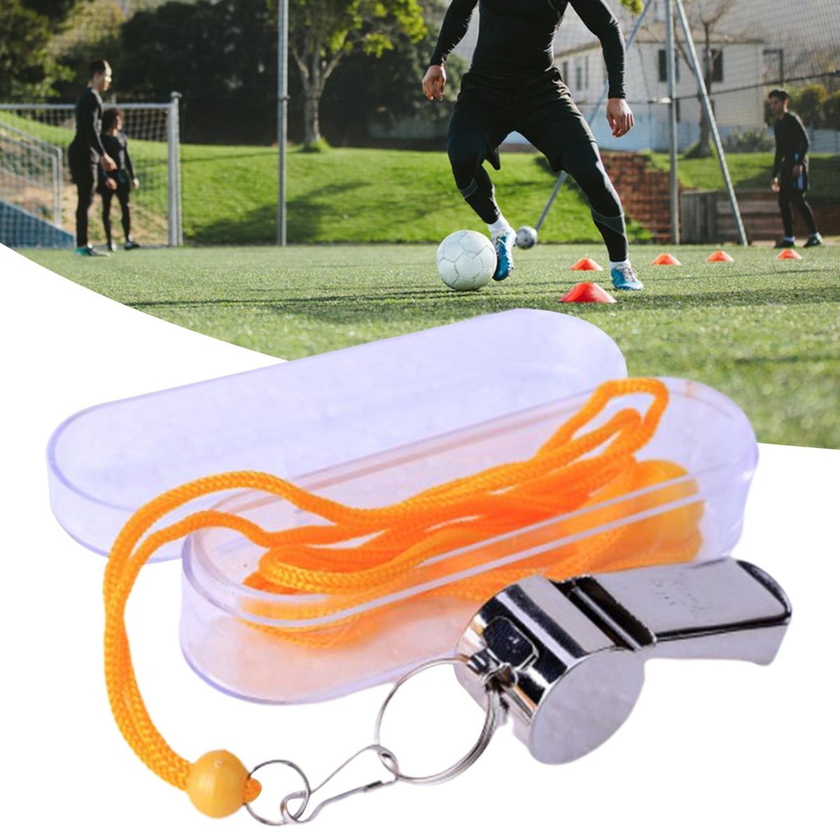 Tour Guide Football Referee Alarm Silver