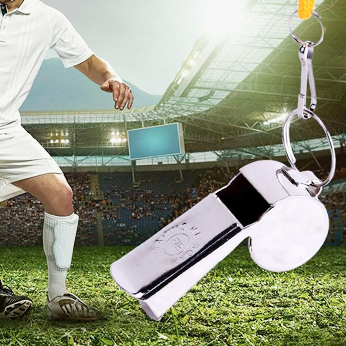 Tour Guide Football Referee Alarm Silver