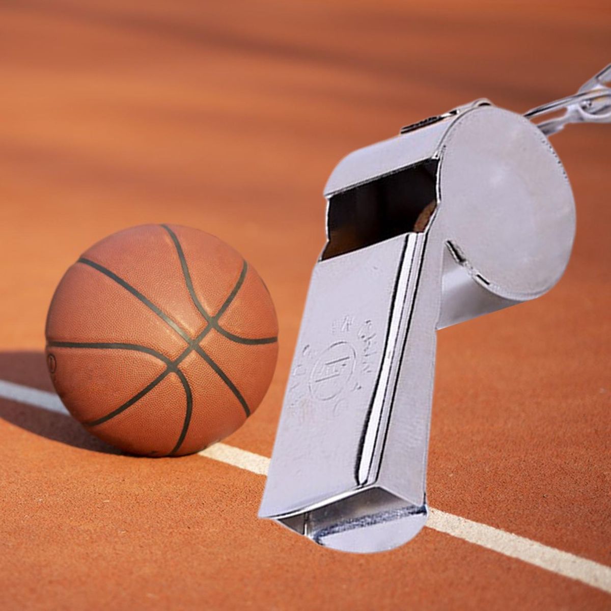 Tour Guide Football Referee Alarm Silver
