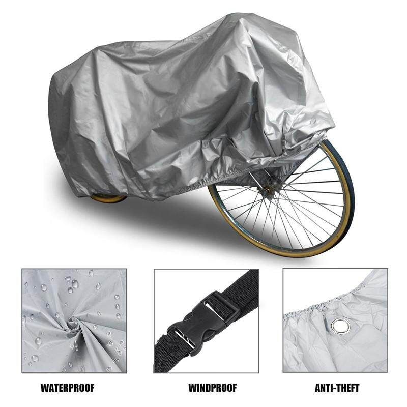 Waterproof Bicycle Cover Bike Sun Rain Dust Protector Outdoor For Bikes Black