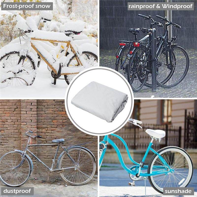 Waterproof Bicycle Cover Bike Sun Rain Dust Protector Outdoor For Bikes Black