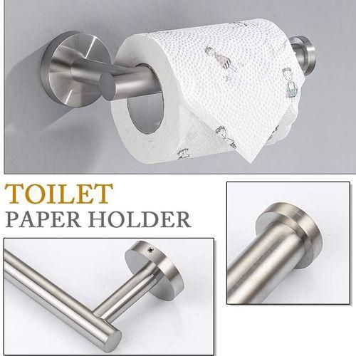 4Pcs Bathroom Hardware Set Stainless Steel Towel