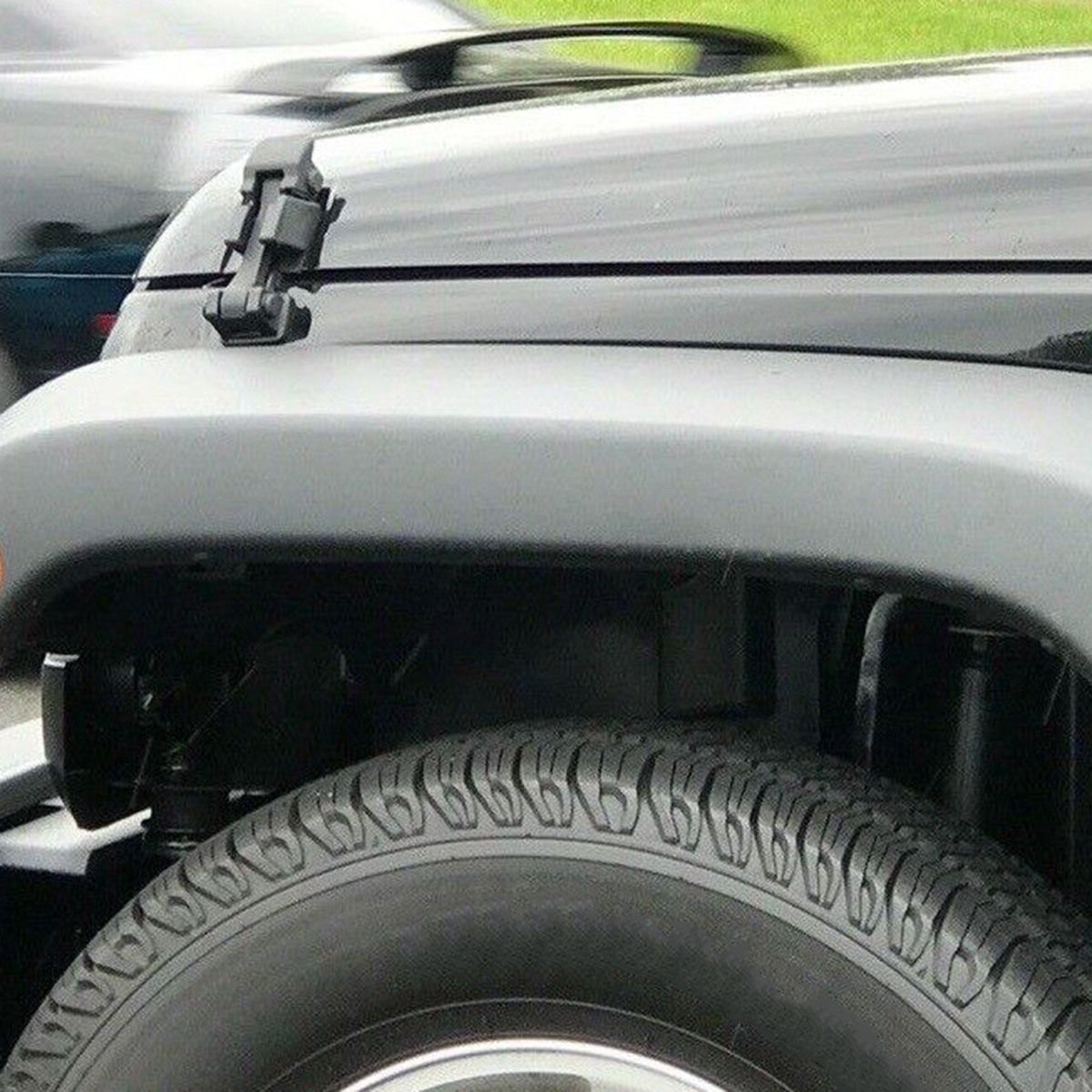 2PCS 55395653AG Bracket Latches Hood Lock with Handle for Wrangler J3 JK 2007-2019 Car Accessories