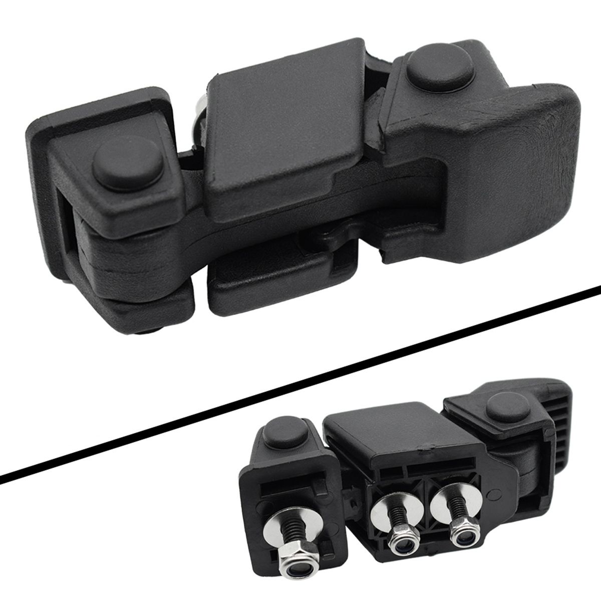2PCS 55395653AG Bracket Latches Hood Lock with Handle for Wrangler J3 JK 2007-2019 Car Accessories