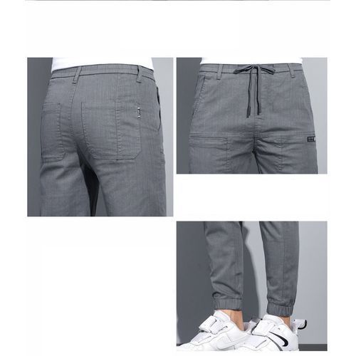 Men Sports Harness Feet Harlan Casual Denim Pants
