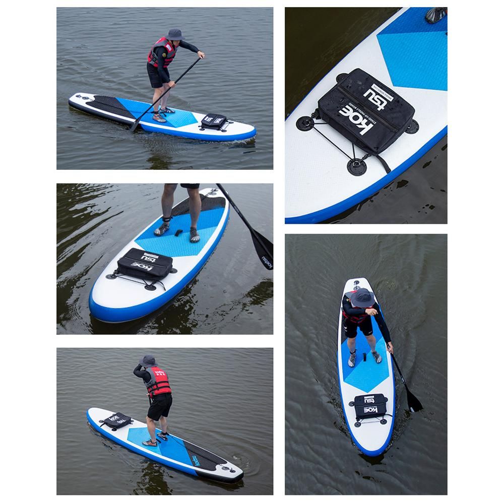 Waterproof Paddle Board Bag StandUp Paddleboard Cooler Bag with Carry Handle Large Capacity Smooth Zipper Surfboard Storage Bag