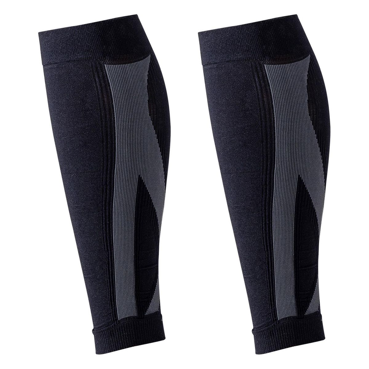 1 Pair Calf Compression Sleeves Elastic Compression Calf Sleeves Leg Black Gray