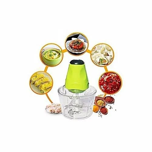 Mini Electric Food Processor And Yam Pounder With Sharp Blades