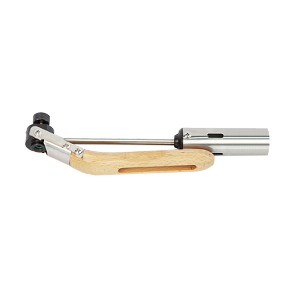 Wood Handle Camping Folding GasTorch High Power Outdoor Portable Burners Charcoal Burning Tool Picnic BBQ Cooking Flamethrower