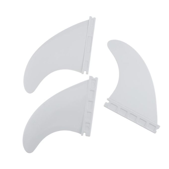 3pcs Longboard Surfboard Surfing  Thruster For Future Base - White