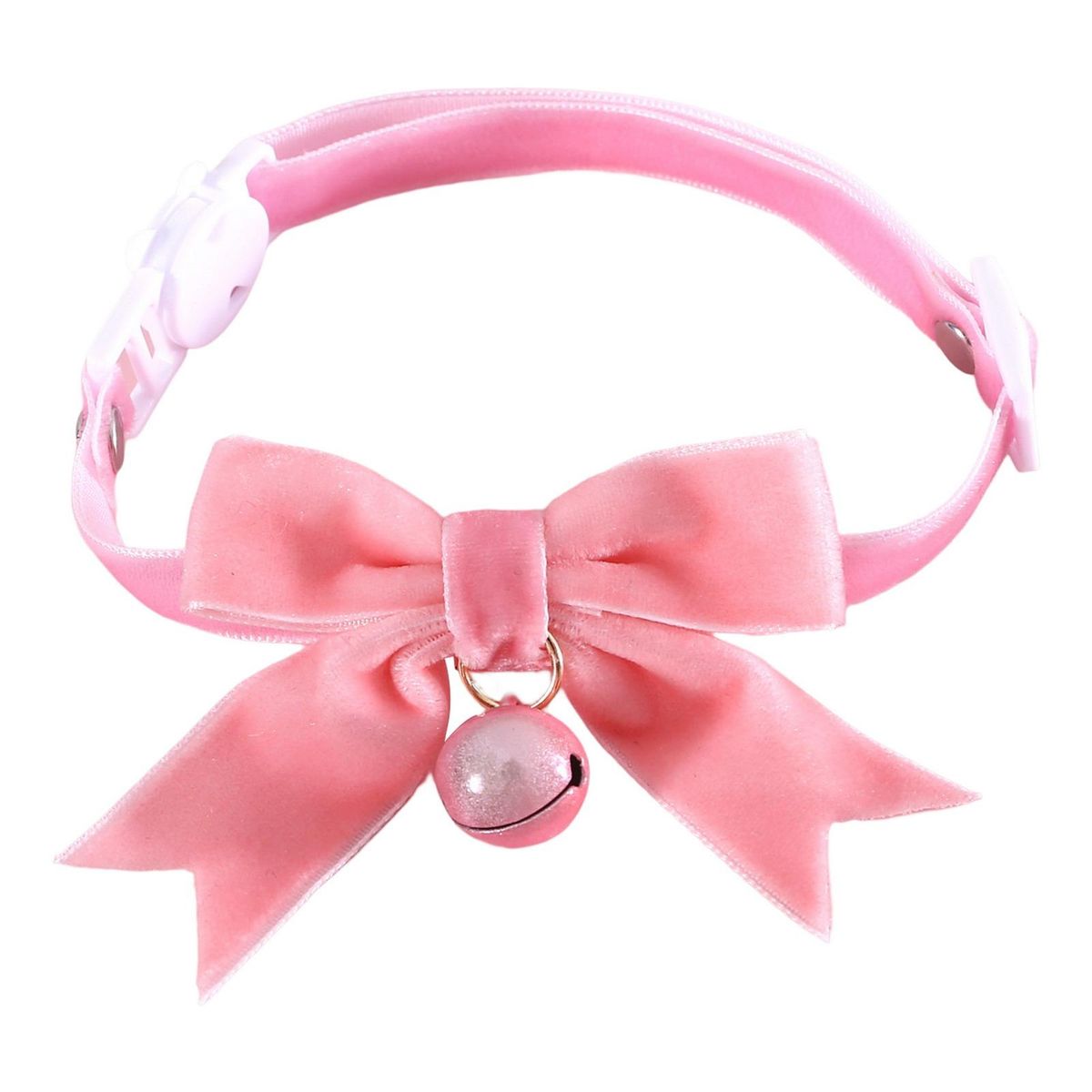 Rabbit Collar Pretty Princess Pet Necklace Pink