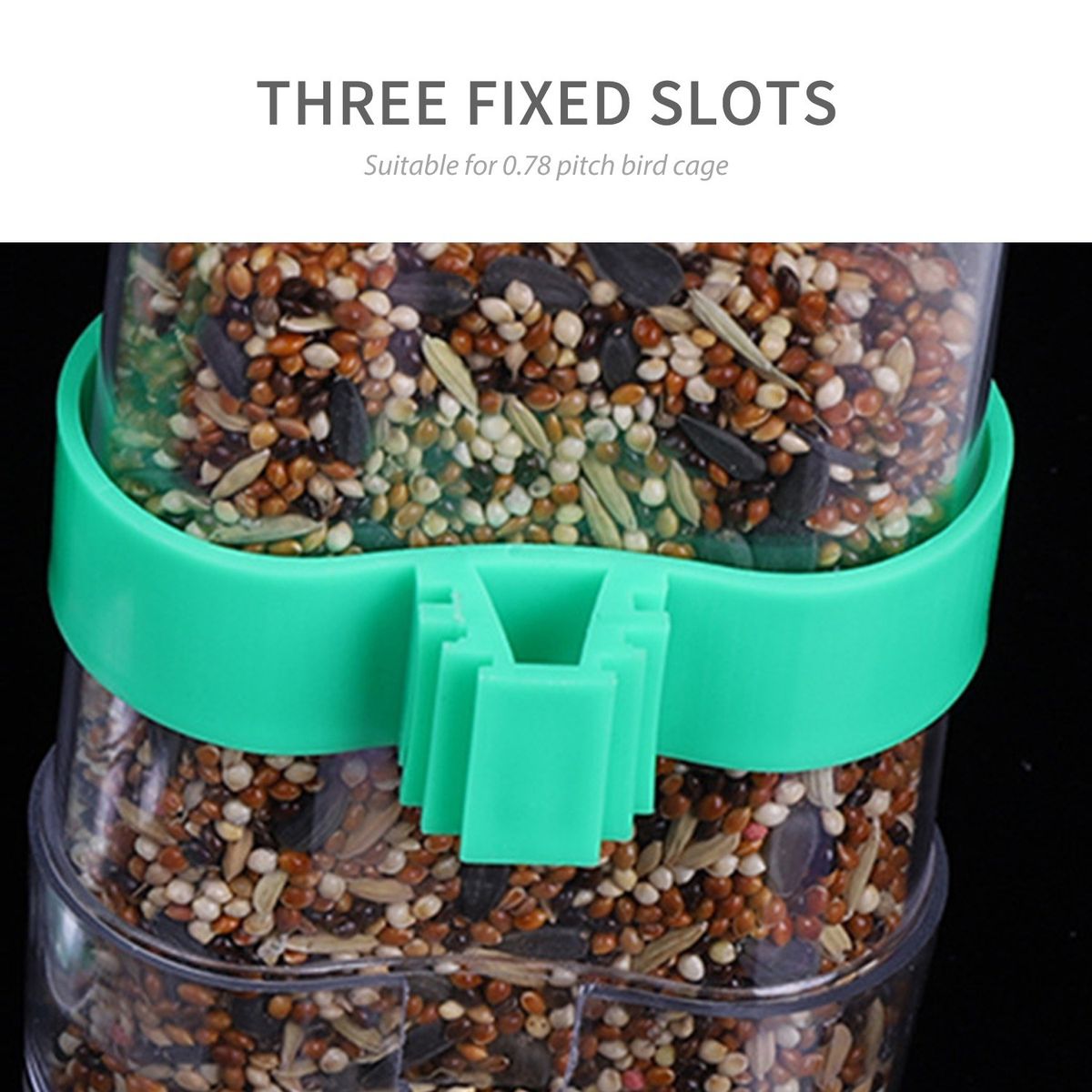 Automatic Bird Feeder For Cage Dry Food Dispenser Bird Seed