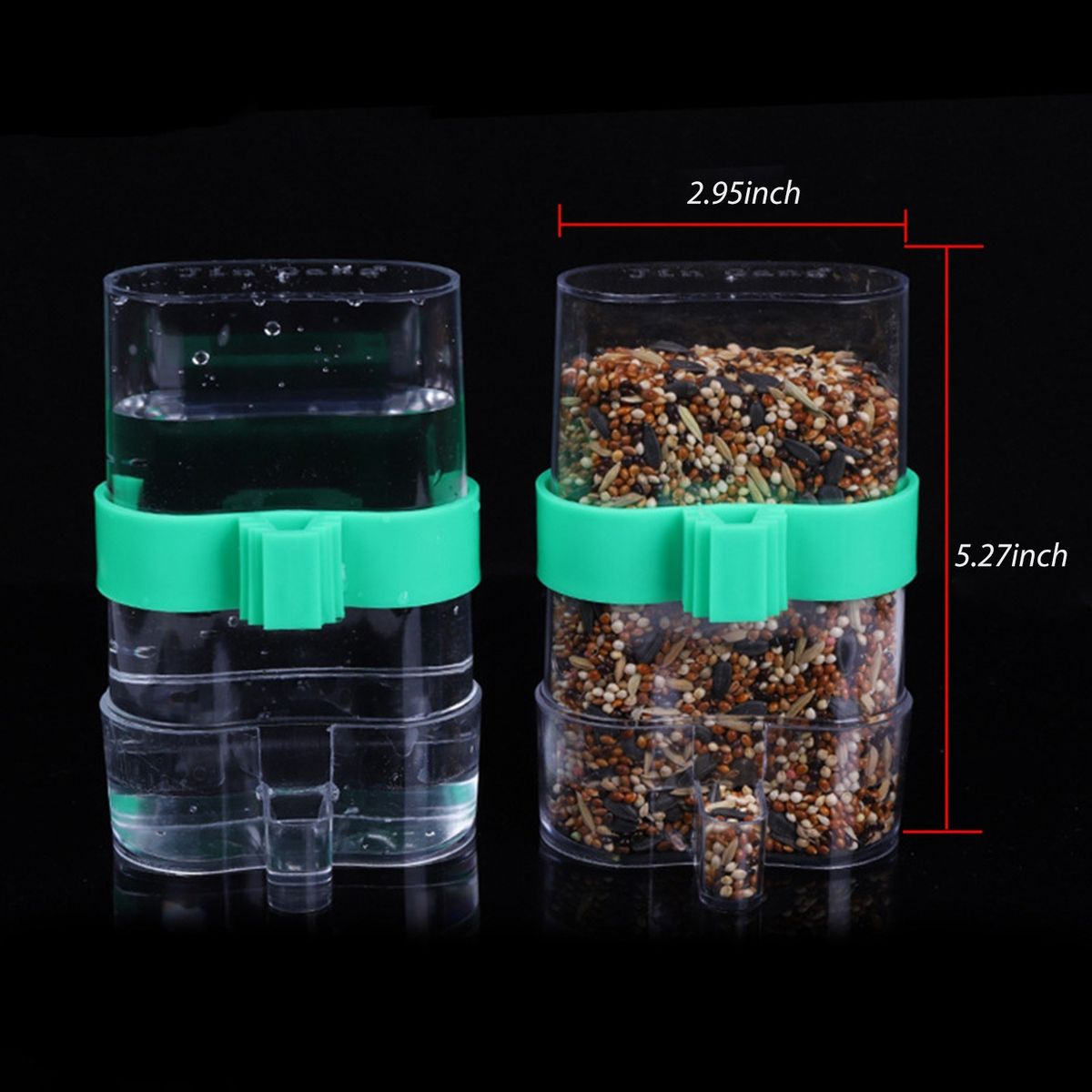 Automatic Bird Feeder For Cage Dry Food Dispenser Bird Seed