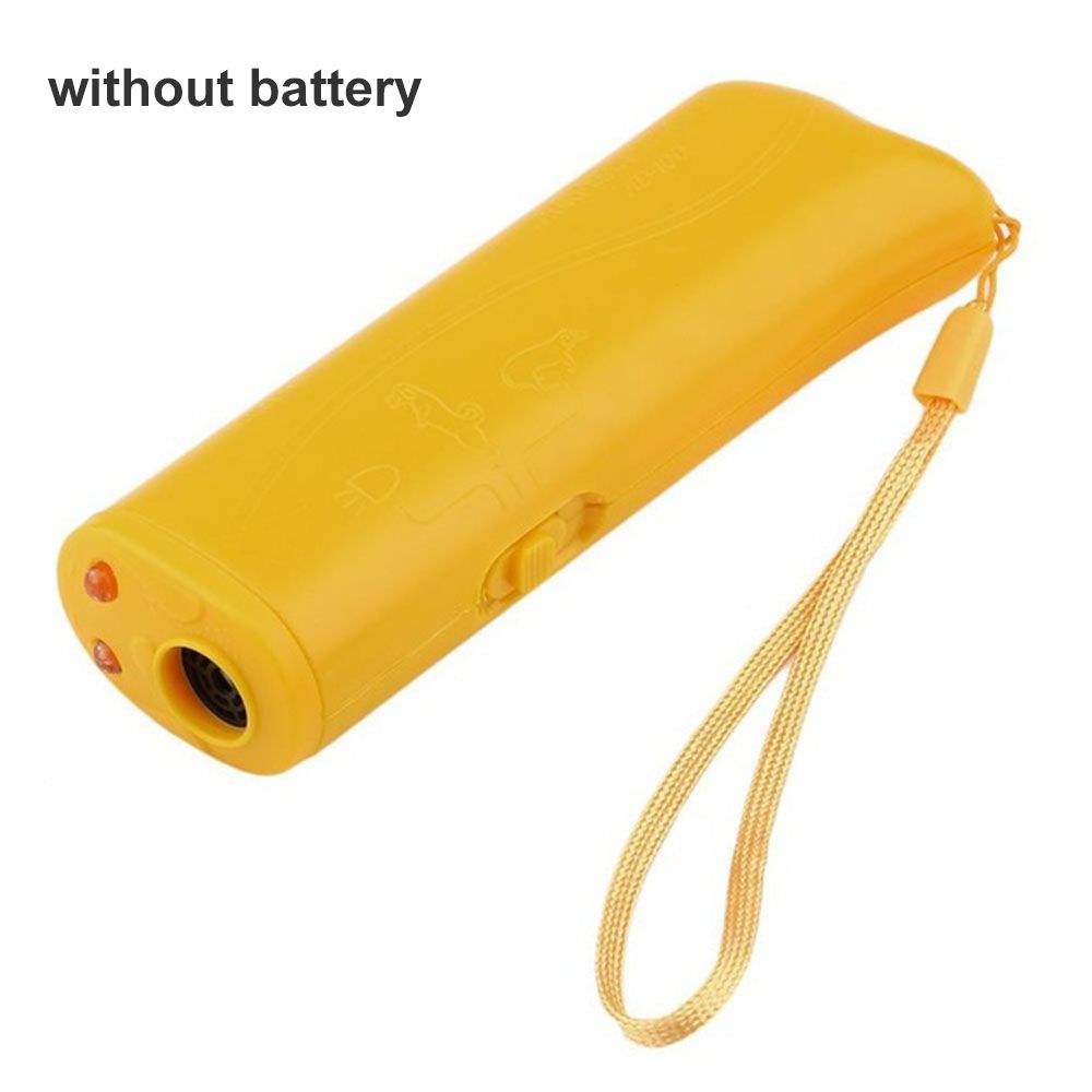 Ultrasonic Dog Chaser Stop Aressive Animal Attacks Upgraded Dog Repeller Stop Bark Device LED Flashlight Pet Dog Training Tool