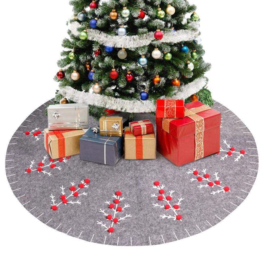 1pc Plush Wholesale Christmas Tree Skirts Carpet Merry Christmas Decoration