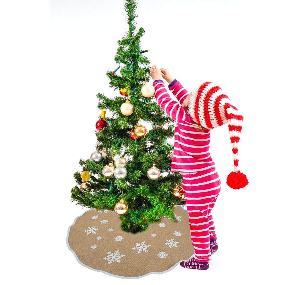1pc Plush Wholesale Christmas Tree Skirts Carpet Merry Christmas Decoration