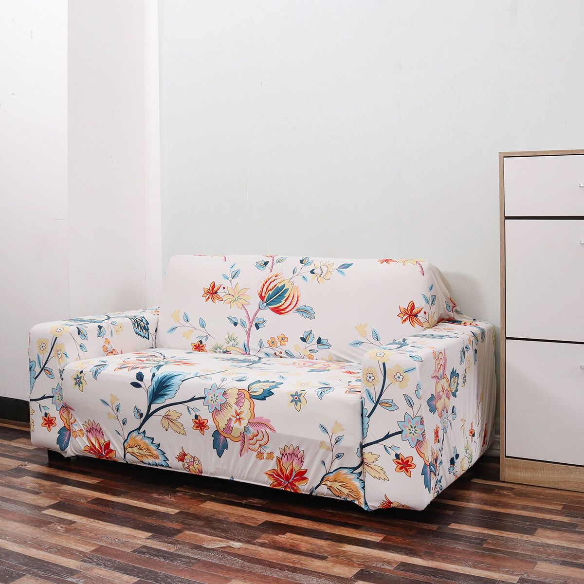 1/2/3/4 Seater Stretchable Detachable Sofa Cover Settee Cover Sofa Chair Protect Two Seat