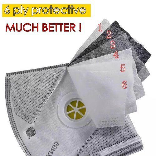 KN95 Protective Face Mask With Respiratory Valve Filter