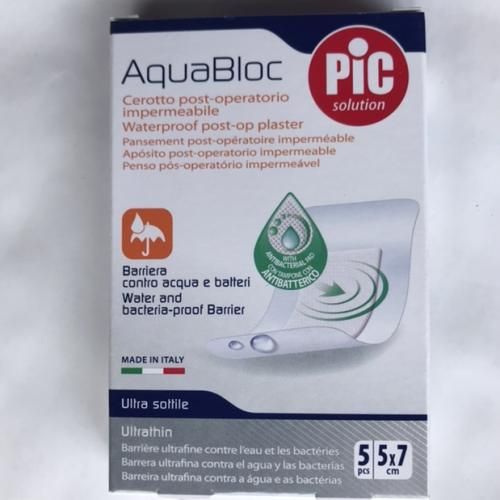 15pcs Aquabloc 5x7 Classic Post Operative Waterproof Plaster