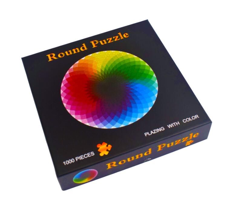 Round Puzzle Youth Adult Jigsaw Puzzle 1000 Pieces