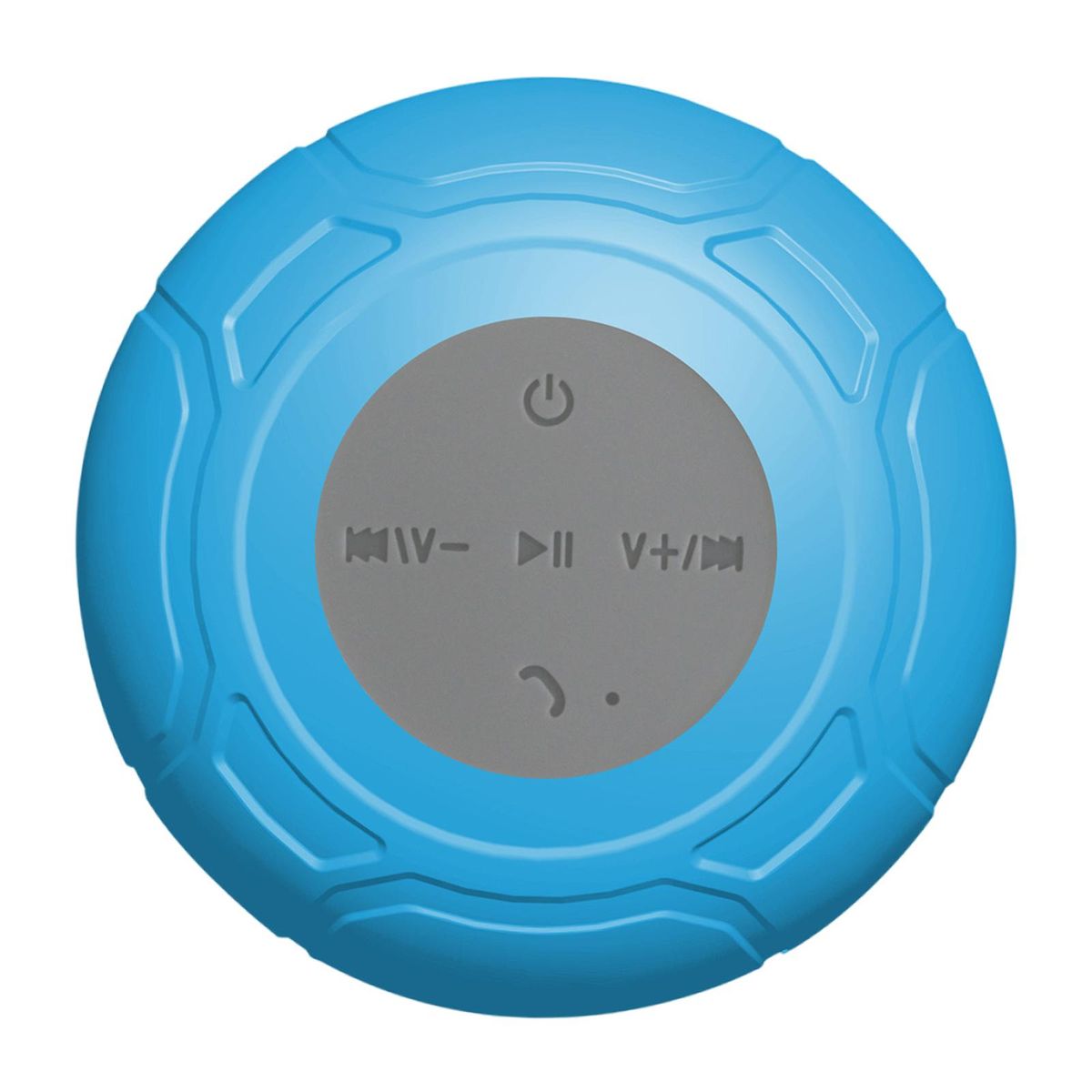 Bluetooth Shower Speakers IPX5 Waterproof 600mAh For Boating Blue