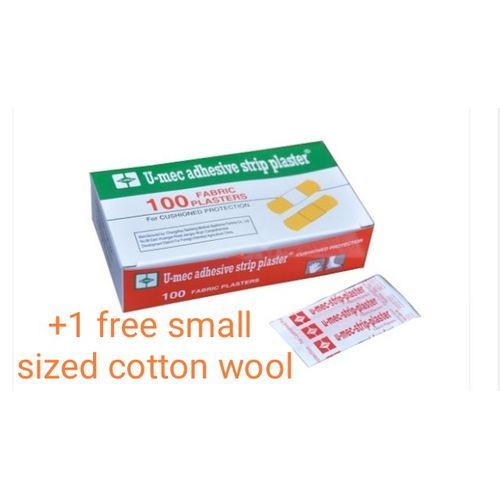 U-mec Adhesive Strip Plaster X 50 PIECES (HALF PACK)