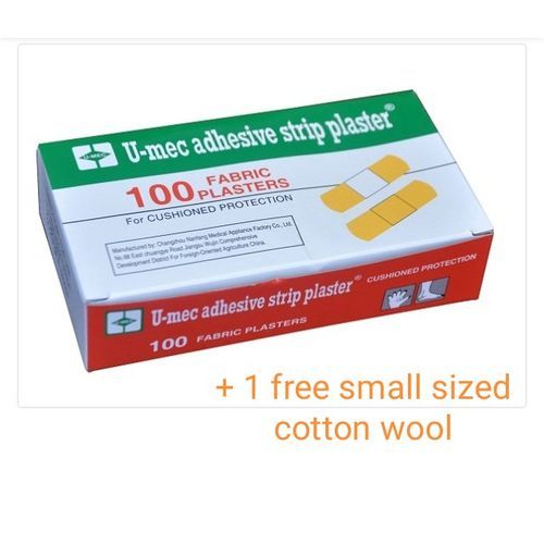 U-mec Adhesive Strip Plaster X 50 PIECES (HALF PACK)