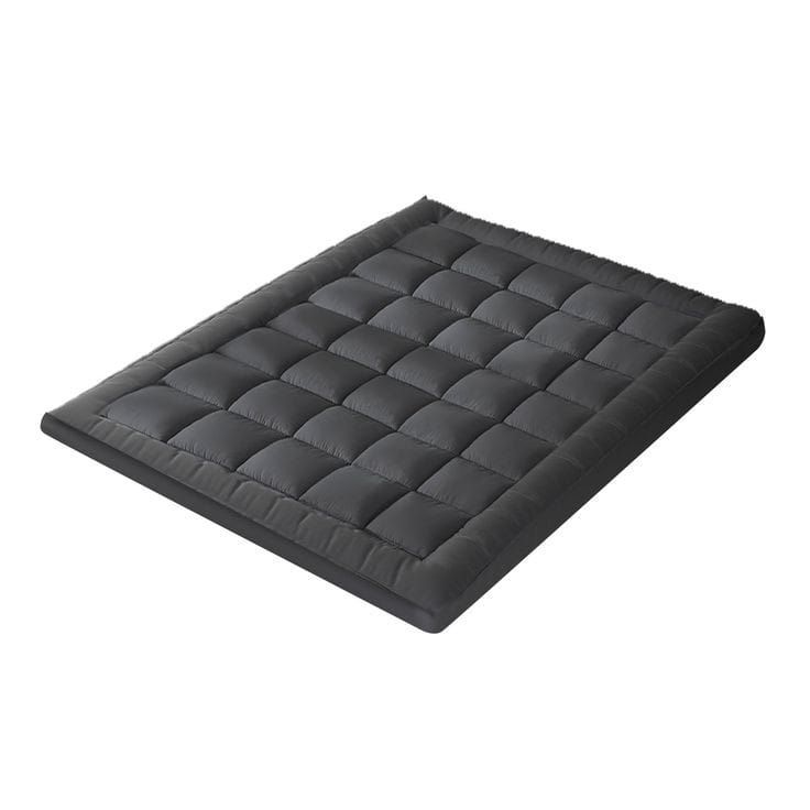 Luxe, Fluffy, Quality 6cm Super Thick, Mattress Topper- Black