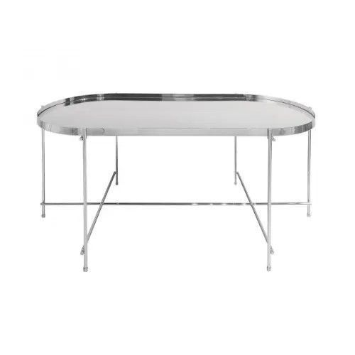 Chrome Oblong Coffee Table