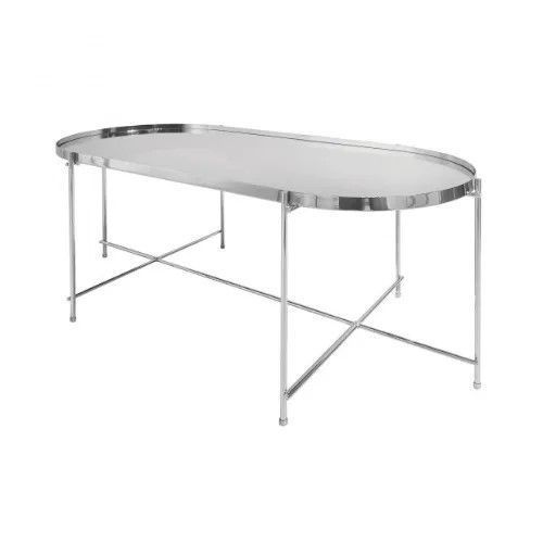 Chrome Oblong Coffee Table