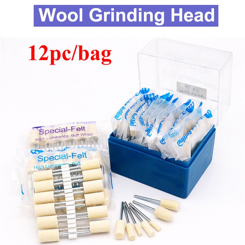 Urann 12pc 2.35 3.0mm Wool Soft Polishing Grinding