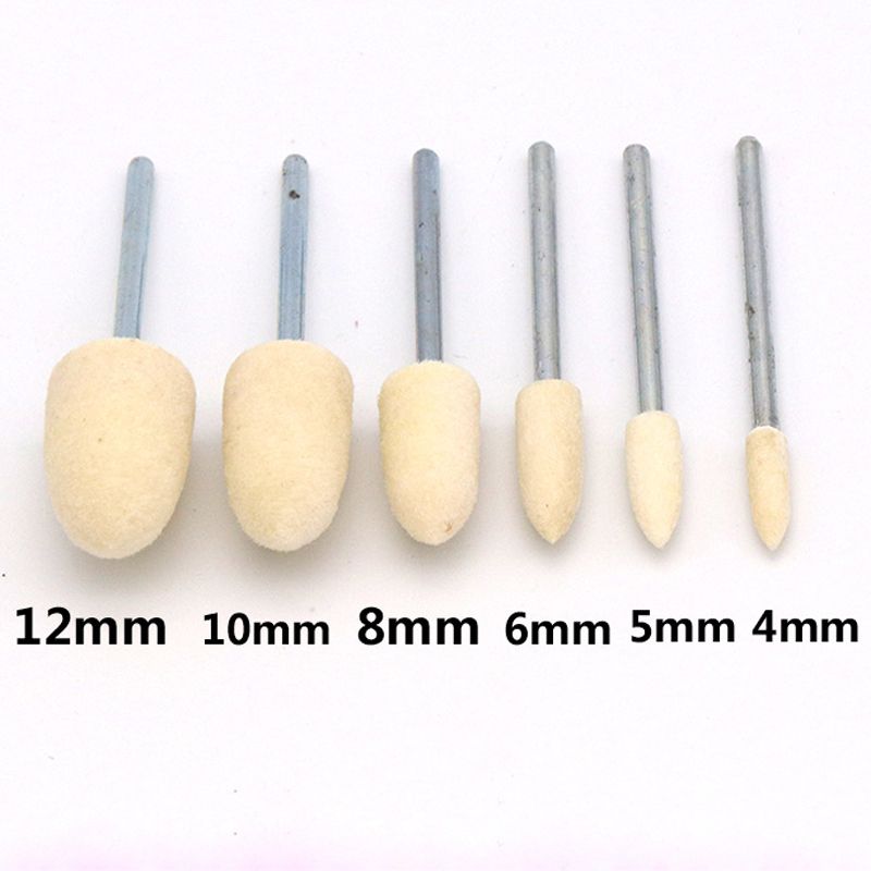 Urann 12pc 2.35 3.0mm Wool Soft Polishing Grinding