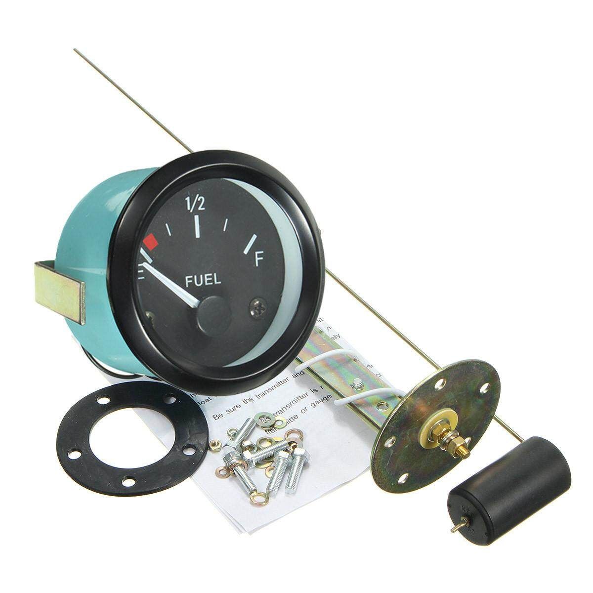 2''/52mm Car Fuel Level Meter&Fuel Sensor E-1/2-F Indicator W/Sender+Float
